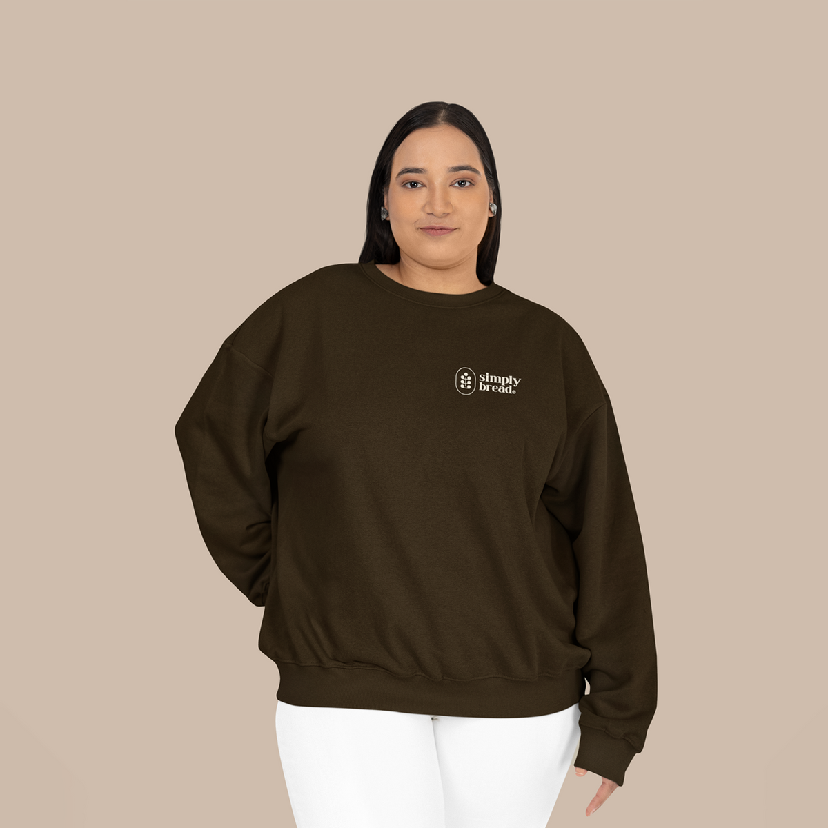 Simply Bread Crewneck Brown | Make Real Bread